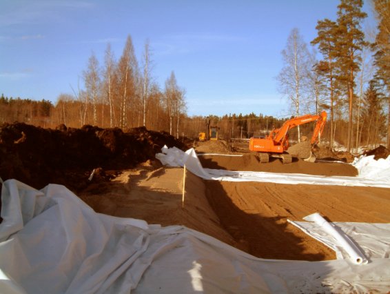 Tammiranta, Kevysorakevennyksen rakentaminen rantapehmeiklle