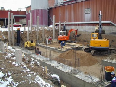 Tervakoski, Shktilan alakerroksen perustaminen